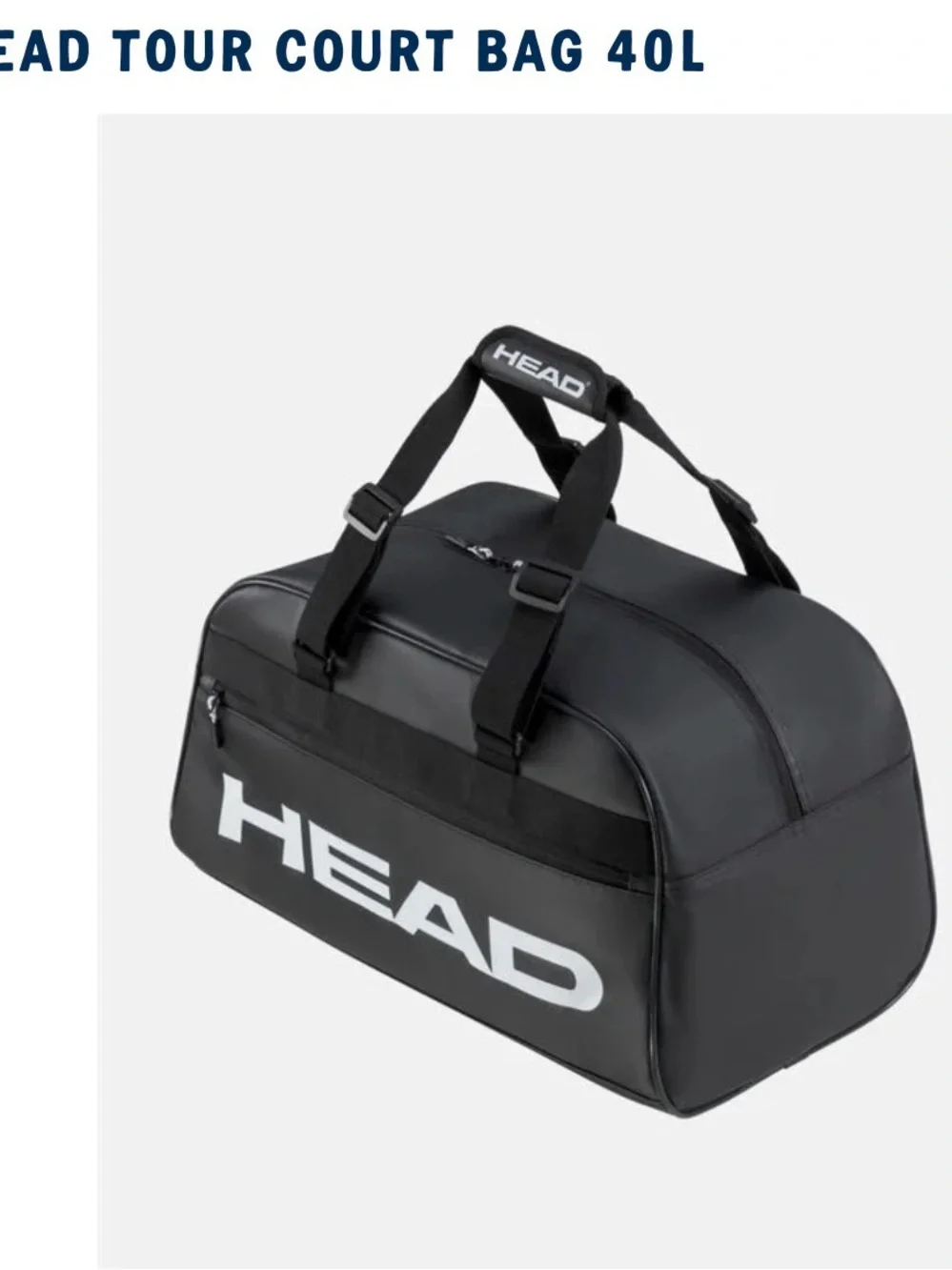 HEAD Black Duffel Bag - Sport & Travel
